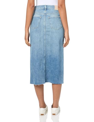 PAIGE Women's Meadow Midi Skirt Front Slit2