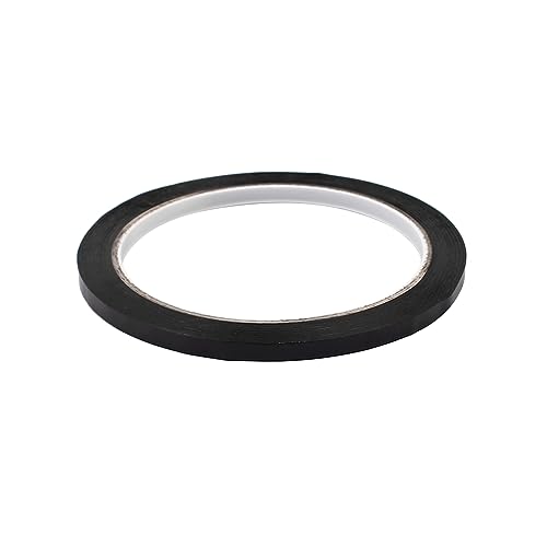 Image of Single Sided Self Adhesive Polyester Film Tape High-Temperature Resistance, Flame Retardant [for Motors, Capacitors ] - 5mmx50m /Black