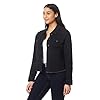 Angels Forever Young Women's Signature Denim Jacket, Onyx, S #2