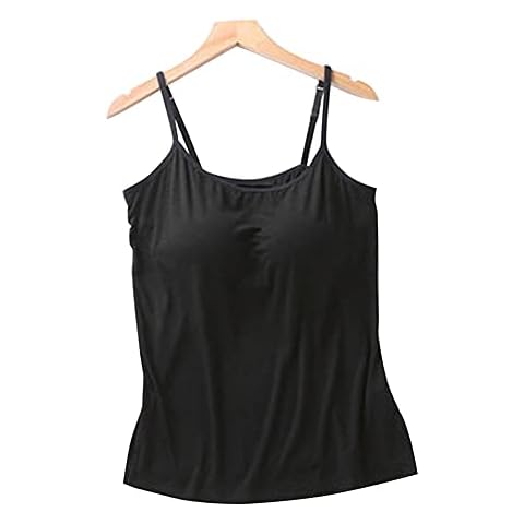 ALMAK, Camiseta sin Mangas con Sujetador Integrado Cover