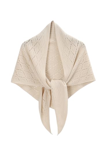 Verdusa Women's Hollow Out Tie Front Knitted Scarf...