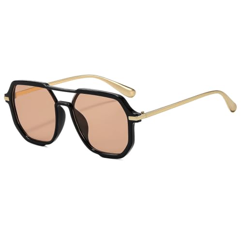 Lunettes de soleil pour hommes protection UV400 et teinte noire claire