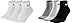 Produktbild NIKE Socken Herren Damen 6 Paar One Quater Socks Kurze Socke Knöchelhoch Weiß Schwarz Gemischt (weiss grau schwarz) Größe 34 36 38 40 42 44 46 48 50, Farbe:weiß weiß/grau/schwarz, Größe:34-38