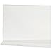 Hubert Acrylic T-Base Sign Holder Clear Acrylic Horizontal - 7"L x 5 1/2"H