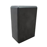 Nu-Source Yoga Block, Black, 9 x 6 x 3-Inch