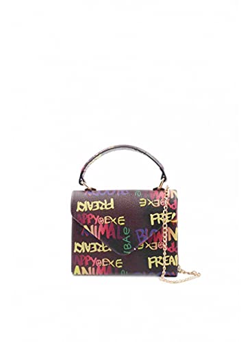 Mini sac à main graffiti en cuir PU idéal pour vos sorties urbaines et soirées