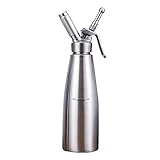 FACILIDAD DE USO: llene su dispensador con sus ingredientes frescos, agregue su cargador y comience a preparar coberturas o rellenos brillantes, desde café hasta postres, este producto aplicará el toque final.