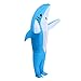 IRETG Costume gonfiabile da squalo Jumpsuit a mascelle Fancy Dress Abito divertente Carcharias per il partito di Cosplay