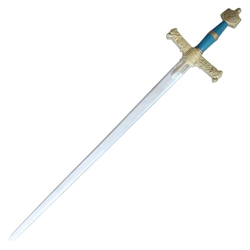 Armory Replicas King Solomon Foam Sword of Wisdom – 41.75-Inch Polyurethane Foam Replica, Golden Guard with Ark of The Covenant, Star of David Pommel, Hand-Painted Detailing for Costume & Roleplay
