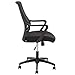 SEI Furniture - Sabrina Adjustable Chair Desk - Transitional Black Polyester - Ideal for Home Office (HO380201)