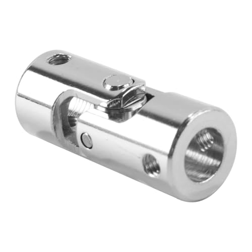 Qury 2 Stück 8-8 mm Stahl Universalgelenk-Kit geeignet für Modellautos, Modellschiffe, Roboter, Plan