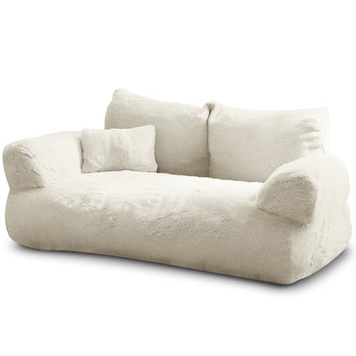 noviclass® Katzensofa Simba Katzen Hundesofa | Inklusive Mini-Kissen | 70x48cm | Katzenbett Hundebett kleine Hunde | Flauschig ausreichend gefüttert...