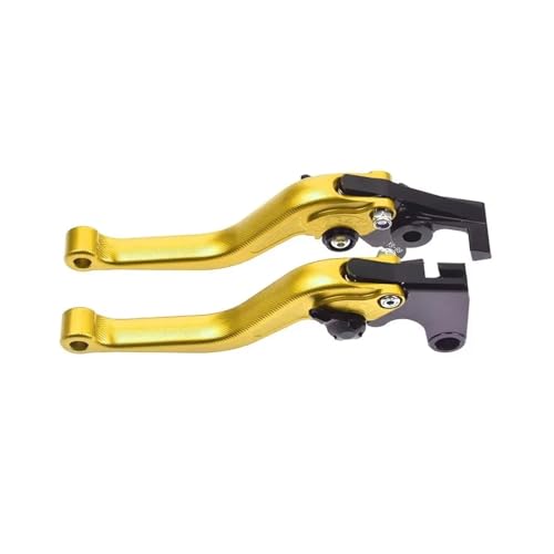 Levier d'embrayage court réglable anodisé or pour Kawasaki Z400