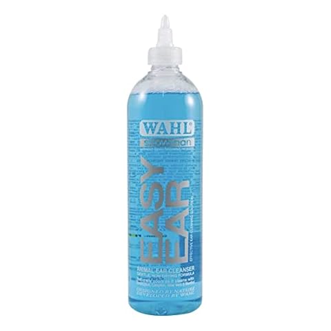 Wahl Easy Ear Cleanser, Ear Cleaner Solution for Pets, Easy Ear Cleaning Fluid for Dogs and Cats, Pets at Home, Pet Ear Cleaner, Remove Pets Ear Wax, Detergent Free, 500 ml Cover