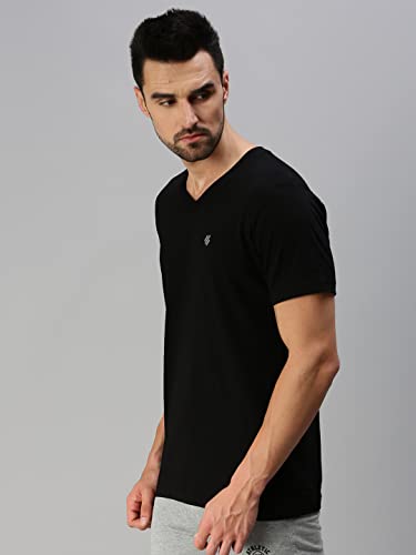 Image of ONN Men's Regular Fit Half Sleeve V Neck T-Shirt