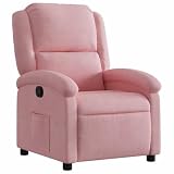 【Cómodo asiento:】 El asiento acolchado, el respaldo y los amplios reposabrazos cubiertos de terciopelo proporcionan una sensación cómoda y acogedora, para que estés de maravilla mientras te sientas. El terciopelo es una tela suave y cómoda, agradable al tacto.