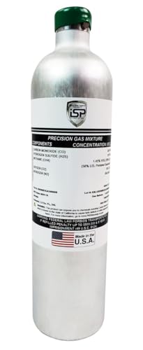 Calibration Gas Cylinder for BW Monitors (2.5% CH4/LEL, 18% O2, 100 ppm CO &amp; 25 ppm H2S) (34L)
