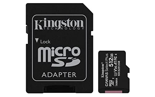 SDCS2/512GB - Cartão de Memória microSD de 512GB Canvas Select Plus - Leitura: 100MB/s - Classe 10 c