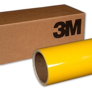 Image of VViViD 3M Automotive Vinyl Wrap Roll (Gloss Bright Yellow, 12x 5ft)