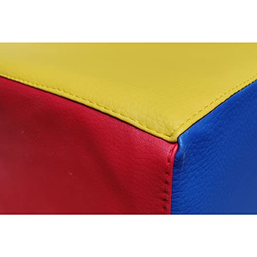 EDUPLAY 110487 Hüpfpolster Kunstleder 113 x 75 cm, Mehrfarbig