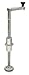 Leveling Jack, 9 in Travel, Zinc Plated