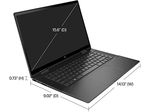 Hp 2022 Envy X360 2-In-1 15.6" Fhd Touch Screen Laptop, Amd Ryzen 5 5625U, 32Gb Ram, 1Tb Ssd, Amd Radeon Graphics, Fhd Camera, Amazon Alexa, Backlit Keyboard, Windows 11, Black, 32Gb Usb Card #TOP6