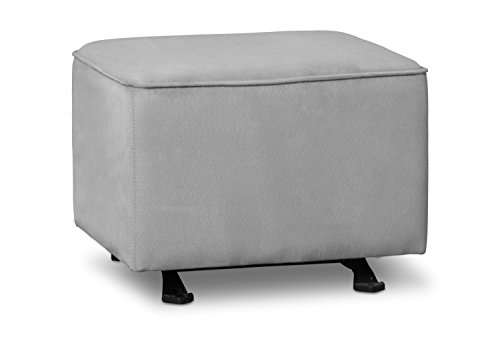 Delta Children Nursery Gliding Ottoman, Dove Grey