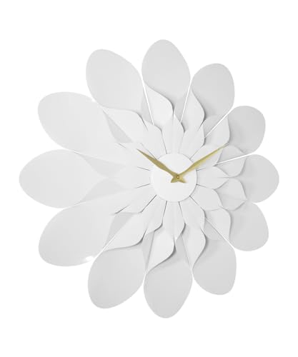 ARCHI Floro - The Blooming Elegance White Flower Wall Clock
