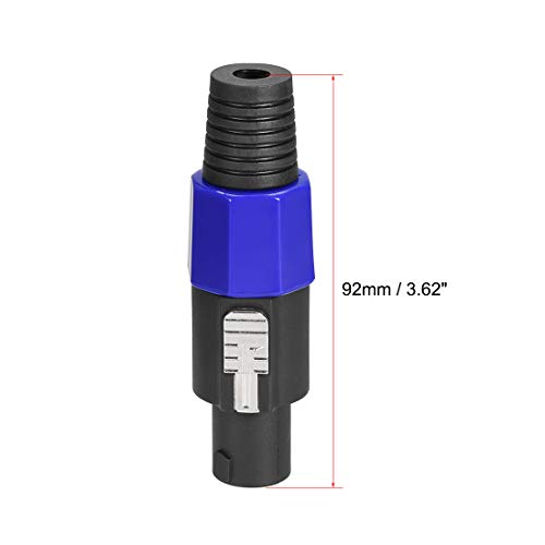 Adaptador de altavoz SpeakOns de 4 polos uxcell conector compatible altavoces 2