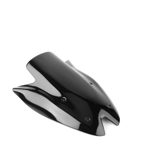 Déflecteur réglable moto Kawasaki Z1000 réduction des turbulences extension double bulle noire