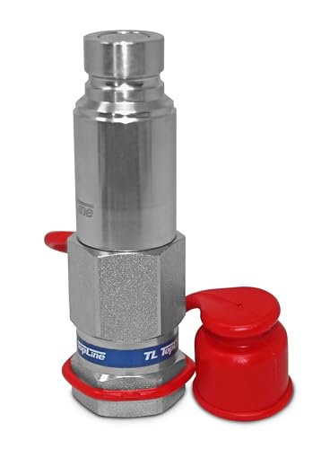 Image of TL87 1 /2 inch(#8) SAE Flat Face Connect Under Pressure Hydraulic Quick Coupler Set 1 /2 inch Body for Bobcat Skid Steer