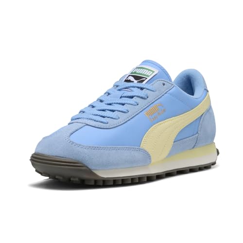 PUMA Women's Easy Rider Vintage Shoes Sneaker, Team Light Blue/Gold Moon, 8