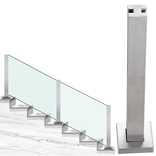 Poste de barandilla de escalera para balcones y porches con vistas despejadas