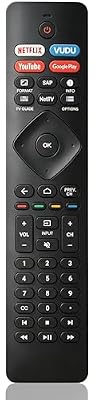 Universal Remote for All Philips TV Remote Replacement, for Philips Smart TV, LED, LCD, HDTV, 3D, 4K UHD TVs