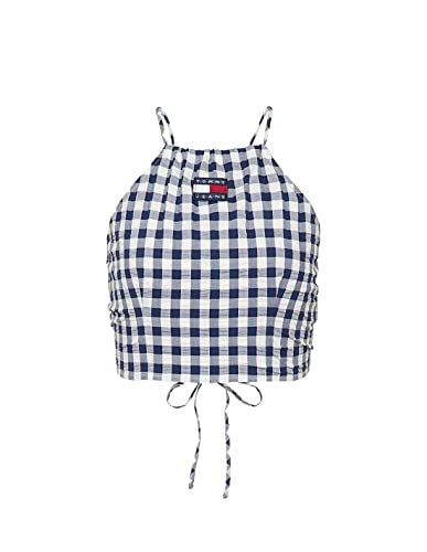 T shirt Tommy Jeans Haut a bretelles Ref 57386 0GJ Vichy EU - vue 3