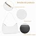 Imagen de BSBUY Bolso Blanco Mujer, Bolso de Hombro Mujer