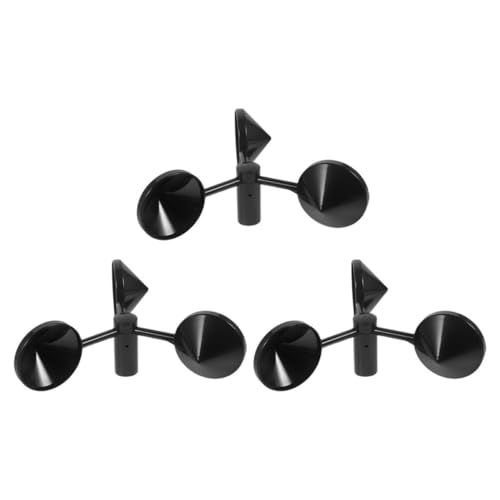 Coque d'anémomètre ABS 3 pièces pour capteur de vitesse du vent météo de jardin