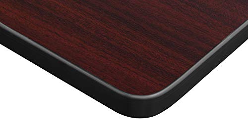 Regency Rectangular Standard Table Top, 72 x 24, Mahogany/Mocha Walnut - Thumbnail 2