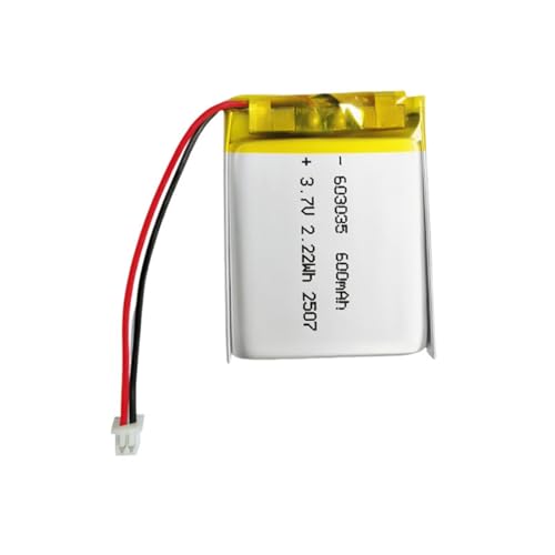 Batería 60303 600 mAh 3,7V con enchufe 1,25 mm para dispositivos electrónicos de precisión