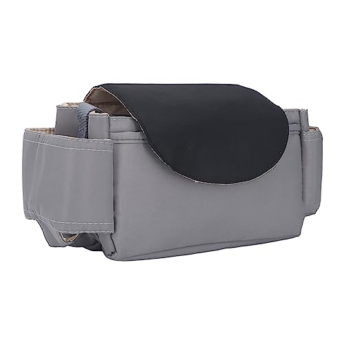 DGLDCSHUAI Bolsa Colgante para Cochecito de bebé Bolsa Organizadora para Cochecito Impermeable Bolsa de Viaje de Nylon para manija de Puerta de Cuna (Gris Elegante)