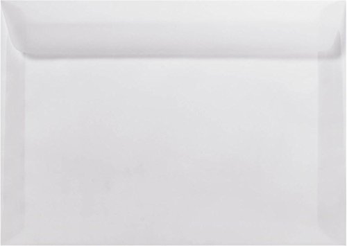 LUXPaper 9 x 12 Booklet Envelopes | Clear Translucent | 30lb. Text | 50 Qty