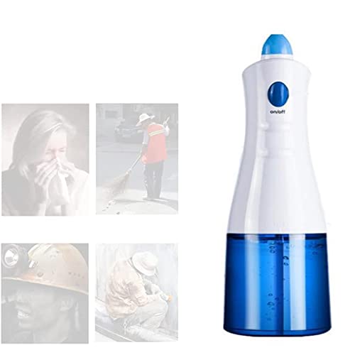 JYKCBP Limpiador de Nariz portátil eléctrico, irrigación Nasal Sistema de Lavado de Nariz de 300 ml con Dos Picos, máquina de Lavado de Enjuague Nasal Neti Pot para Adultos y niños Cover