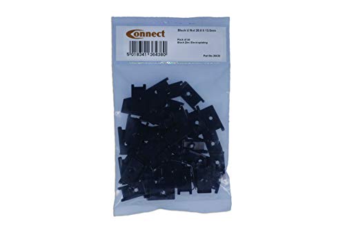 Connect 36438 Black U Nut 26.9mm x 13.5mm 50pc - Image 2
