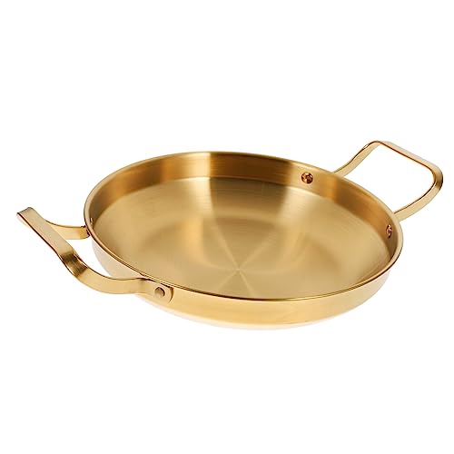 BESTYASH Olla Inoxidable Cacerola Práctica para Cocina Utensilio de Cocina para Uso Parrilla y Estufa Diseño Antideslizante y Seguro
