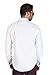 AZAR MAN Slim fit Lay Down Spread Collar French Cuff Tuxedo Shirt 15 Medium White