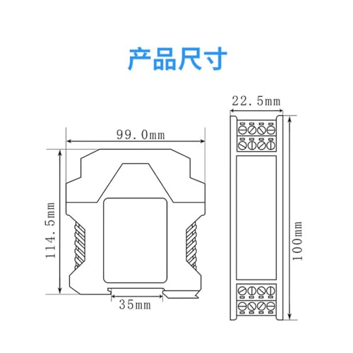 Module de conversion de courant 4-20ma pour sécuriser les boucles de signal CC