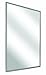Bradley 781-018240 Roll-Formed Channel Frame Float Glass Mirror, 18" Width x 24" Height