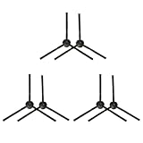 EasyByMall Paquete de 6 cepillos laterales de repuesto para aspiradora híbrida Mister Robot, compatible con modelos de mapa de cámara híbrida