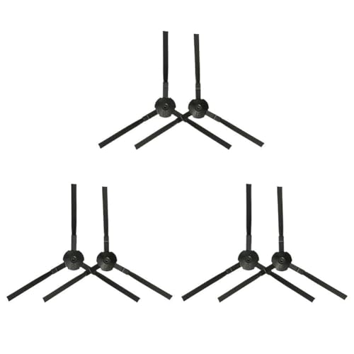 CashMuch 6 cepillos laterales para modelo Mister Robot para híbrido, para mapeo híbrido, piezas de electrodomésticos, suministros para el hogar CashMuch 6 cepillos laterales para modelo Mister Robot para híbrido, para mapeo híbrido, piezas de electrodomésticos, suministros para el hogar