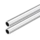 DMiotech 2er Pack (14mm Außendurchmesser x 12mm Innendurchmesser) 6063 Aluminium Rundrohr 300mm Länge Industriemetallrohr für Maschinenrahmenbau DIY-Projekte